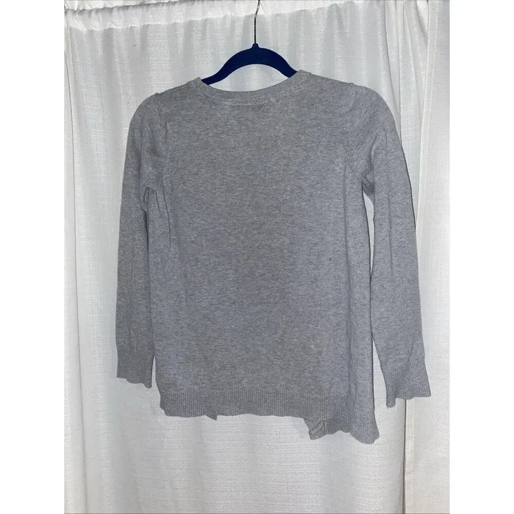The Children Place Gray Cardigan Sweater Size 14